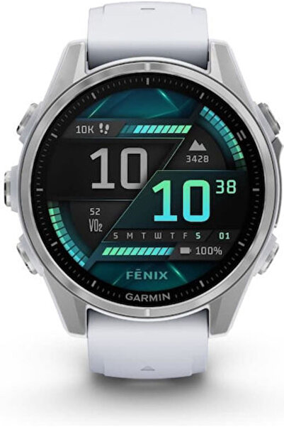 Garmin Fenix 8 Ανοξείδωτο Ατσάλι 43mm Αδιάβροχο Smartwatch με Παρακολούθηση Κ...