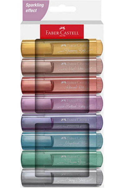 Faber Castell Faber-Castell Μαρκαδόροι Υπογράμμισης, Σετ 8 τεμαχίων