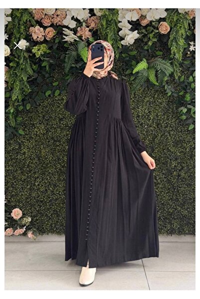 Moda Fatma Copra Tunic Buttoned Dress