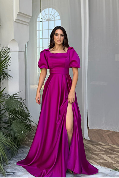 Sindimoda Dariah Balon Kol Saten Abiye 1121