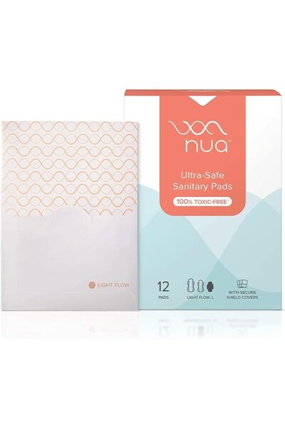 NUA Nawa Super Secure Sanitary Napkins Women's Pads |   12 Ultra-Thin Pillow ...