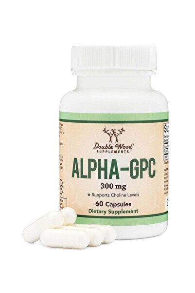 Double Wood Supplements Alpha GPC Choline Capsules 300 mg 60 capsules