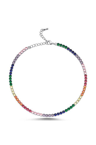 Merano Design 4mm Renkli Su Yolu Choker