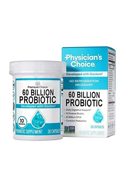 Physician's Choice 60 مليار وحدة بكتيرية نابضة بالحياة - مكمل بروبيوتيك طبيعي...