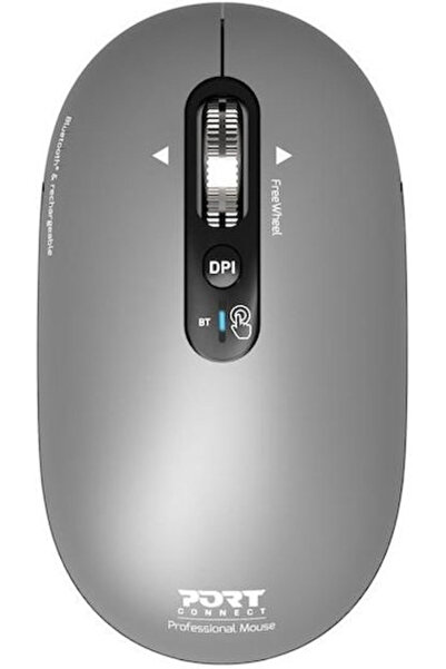 PORT DESIGNS Ασύρματο ποντίκι Bluetooth ασημί