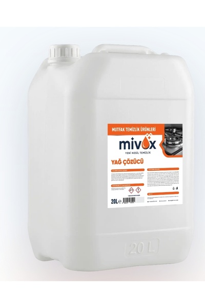 mivox Yağ Çözücü 20 lt Yeni formül