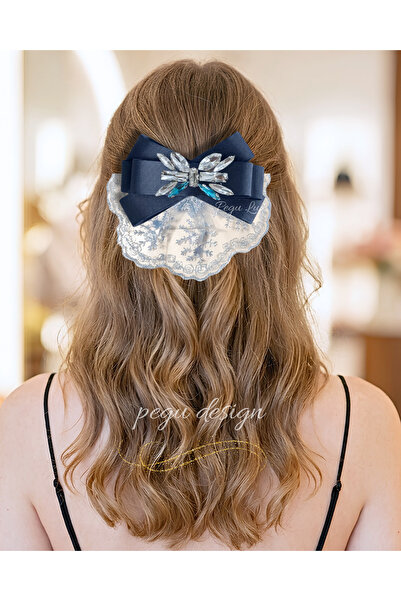 pegu baby collection Pegu Royale Lux Κλιπ μαλλιών με σχέδιο κόκαλου, για σχολ...
