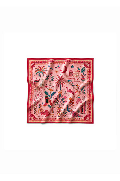 Pink Palm Bandana