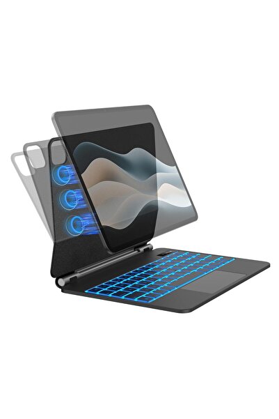 Generic Brand Husa cu tastatură magnetică pentru iPad Pro 11" M5/M4, Trackpad...