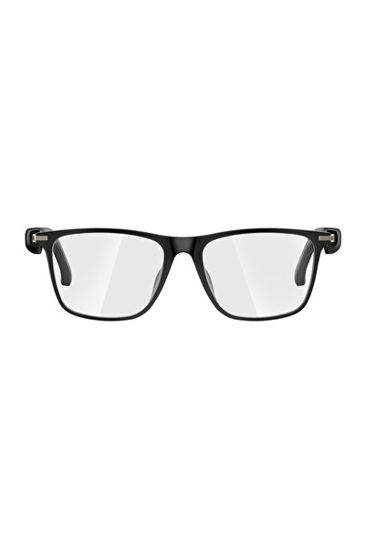 COLMI Ochelari inteligenți AI M01Pro, Ramă rotundă, Audio, Bluetooth 5.4, Negru
