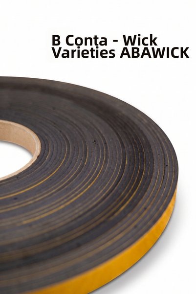 BABAWİCK Eva Tape Wick 3X15 mm - Self-Adhesive Door and Window Insulation Tape (10 Meters)