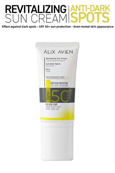 Alix Avien Anti-Blemish High Uva/Uvb Protection Spf50+ Sun Cream - Revitalizi...