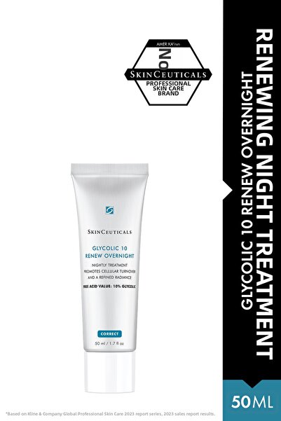 SkinCeuticals Glycolic 10 Renew - Renewing Night Care Cream Containing 10% Ac...