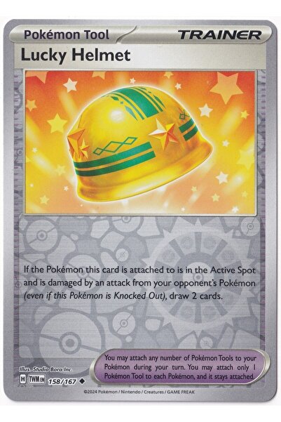 Pokemon Lucky Helmet [Reverse Holo] 158/167 - Twilight Masquerade - Card (Mint)