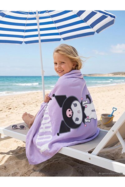 kuromi Towel - Lilac