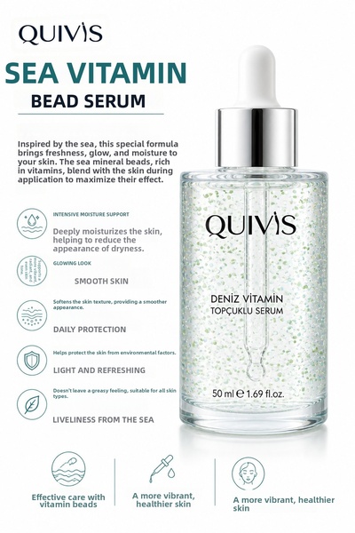 Quivis Vitamin Capsule Serum Brightening, Moisturizing and Skin Renewing Care...