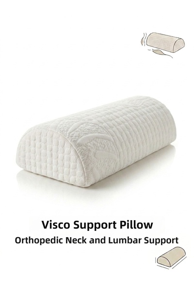 visco sleep Pernă de susținere multifuncțională Visco, tip D, cu husă din vis...