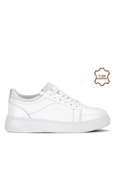 Slazenger Ανδρικά δερμάτινα λευκά casual αθλητικά παπούτσια BETRAY