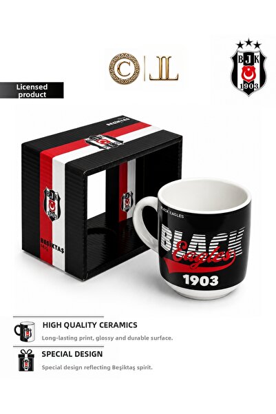 Beşiktaş New Production Licensed Ceramic Custom Design Mug with Special Box