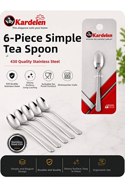 BYKARDELEN | Bykardelen 6-Pack Teaspoon |   430 Quality Stainless Steel |   1...