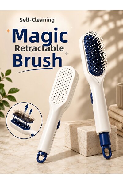 shopwave Self-Cleaning Magic Retractable Comb