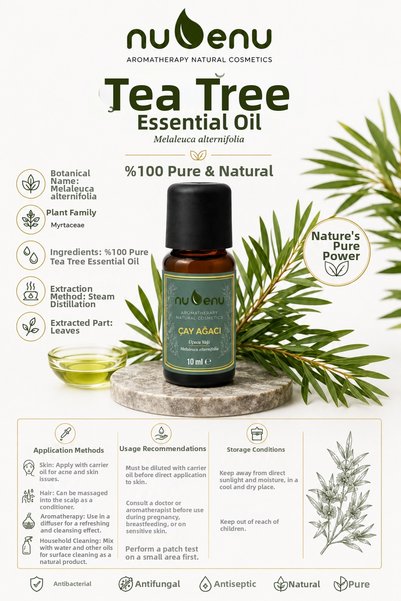 NUBENU Tea Tree Essential Oil 10 ml 100% Pure
