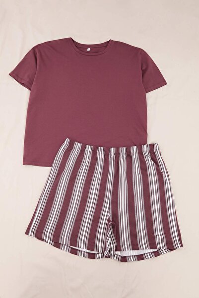 Trendyol Curve Burgundy
