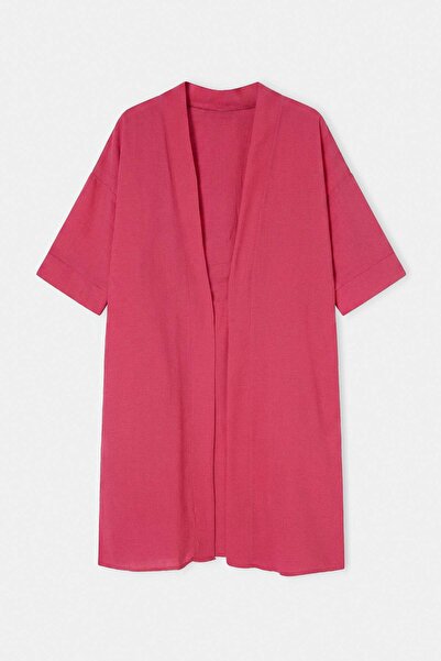 Drop by TrendyolMilla Kimono sa džepovima i šalom uzorkom na leđima