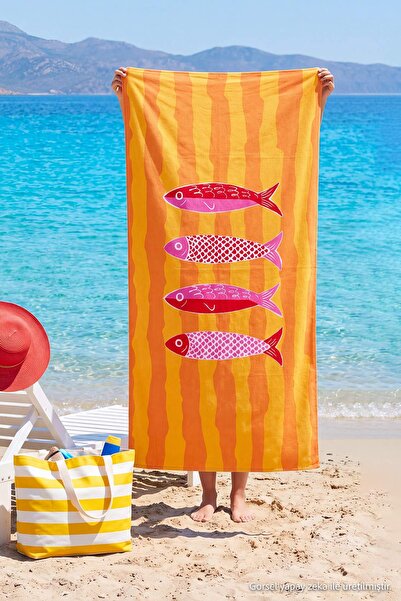TRENDYOLMİLLA HOME Mehrfarbiges Strandtuch TPHSS26PH00011