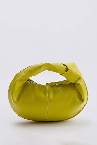 TRENDYOL SHOES Green Women's Mini Size Oval Shoulder Bag Bag Takss25Oc00068