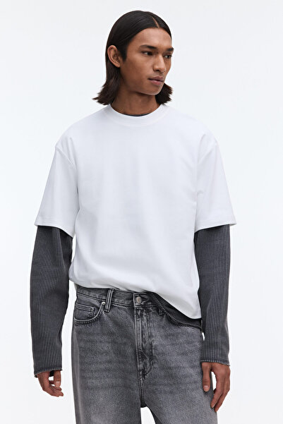 H&M Tişört Oversized Fit