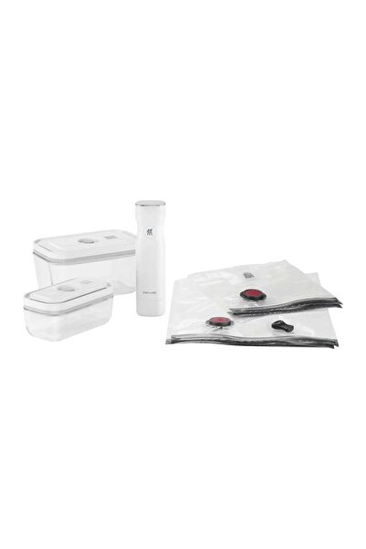 ZWILLING Fresh & Save Vakumlu Cam Başlangıç Seti S/M Boyut 7 Parça Gri