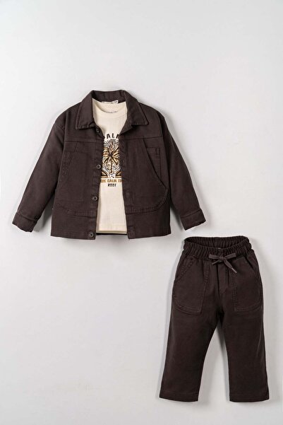 nk kids Nk 41622-Calm Jacket 1/4 Brown
