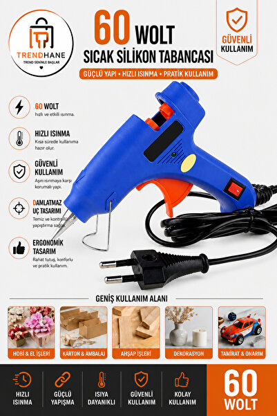 Trendhane SICAK SİLİKON TABANCASI 60 W