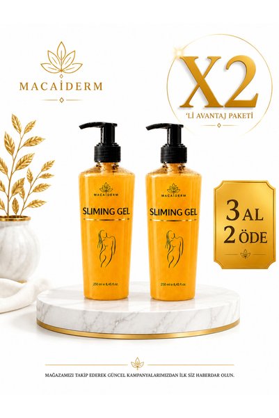 Macaiderm 2-Pack Sliming Gel Body Care Gel 250 ml