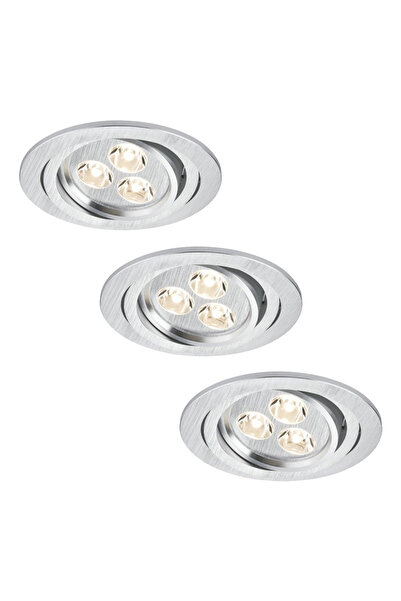 Lamba Paulmann 3 x 3W Premium Line 230V Led Alüminyum İthal Spot