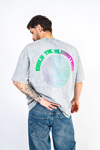 Sekizbiraltı Μπλουζάκι με στάμπα Obey, Oversize, Unisex, που πλένεται, σε λευ...