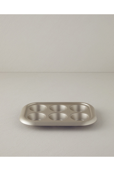 English Home Patisserie Mimi Karbon Çelik Muffin Kek Kalıbı 29,5x21 cm Şampanya