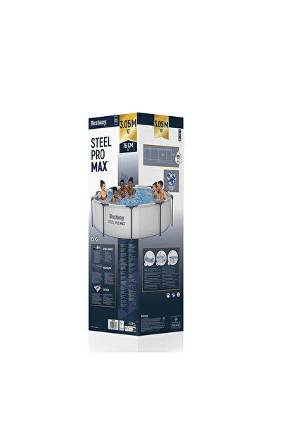BESTWAY Prefabrik Havuz Yuvarlak 305x76cm 56406