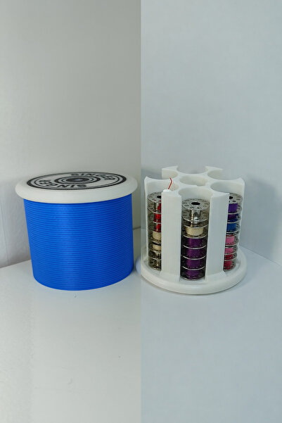 crafts3dstudio 30-Piece Bobbin Box – Thread Organizer |   3D Printing Storage...