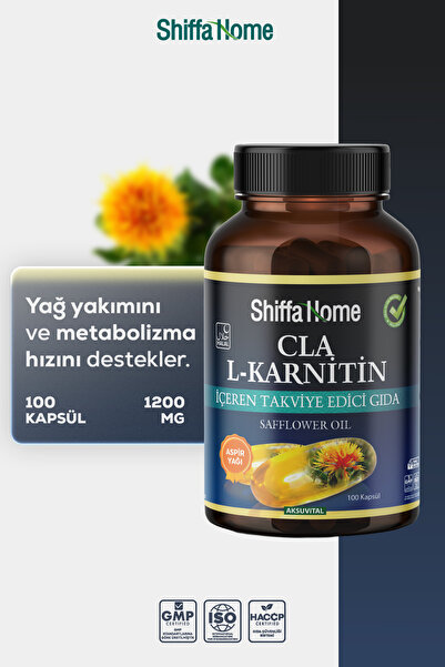 Shiffa Home L-Karnitin Cla Aspir Yağı 100 Softjel Kapsül