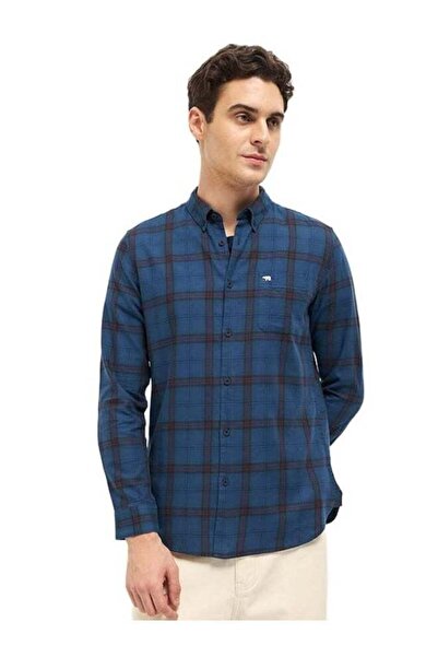 The Bear House Men's long Sleeve Shirt, breathable, soft comfort Fabric