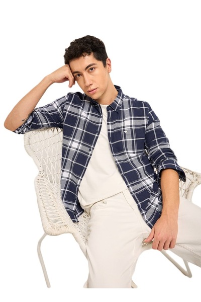 The Bear House Men's Shirt Soft, Breathable & Comfortable, Perfect for Casual & Everyday Wear