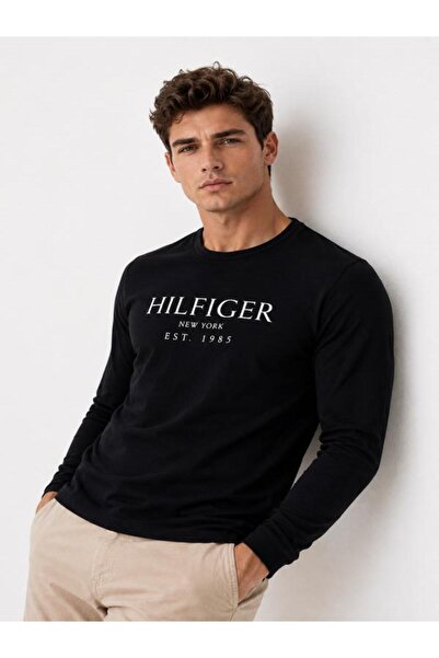 Tommy Hilfiger قميص رجالي بأكمام طويلة وقصة عادية