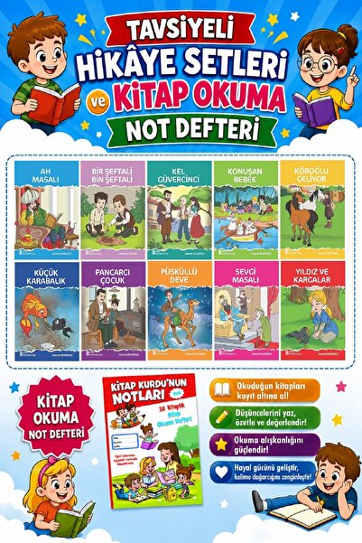 Ata Yayıncılık 3. Ve 4.sınıflar Için Behrengi Dizisi + Kitap Okuma Not Defterim