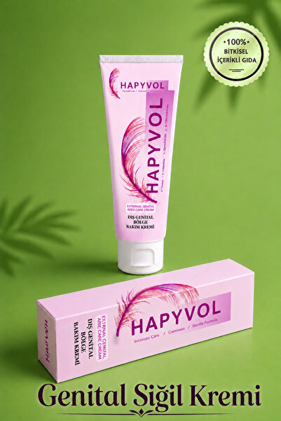 Hapyvol Dış Genital Bölge Bakım Kremi (EGCG E-VİTAMİNİ COCONUT-OİL GLUTATHİON...