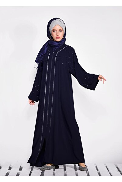 Alvina İNCİ DETAYLI FERMUARLI FERACE 8295