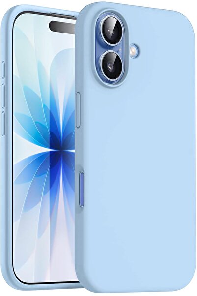 CaseHub iPhone 17 Kılıf İçi Kadife Ekran ve Kamera Yükseltili Lansman Silikon Koruyucu Kapak