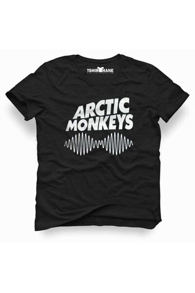 Tshirthane تي شيرت Arctic Monkeys Rock Metal Music مطبوع للرجال ذو قصة ضيقة ق...