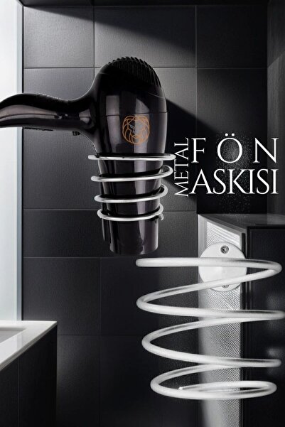 Transformacion Findit Metal Blow Dryer Hanger Chrome